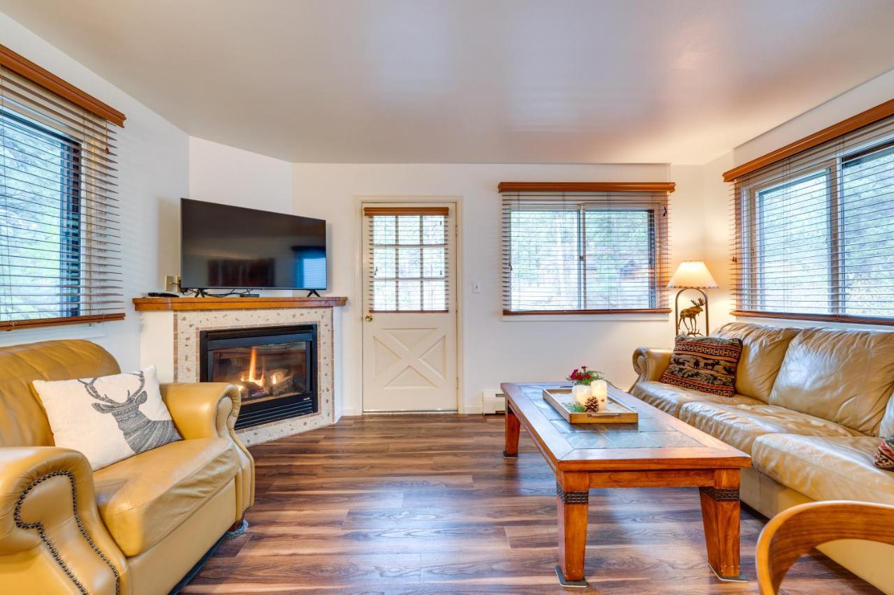 Estes Park Condo Rental Balcony With River Views! Bagian luar foto