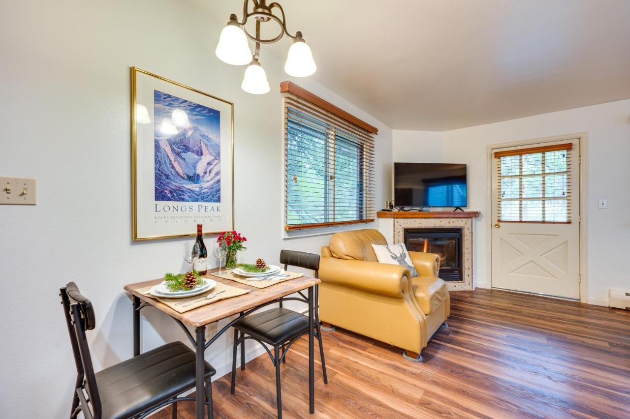 Estes Park Condo Rental Balcony With River Views! Bagian luar foto